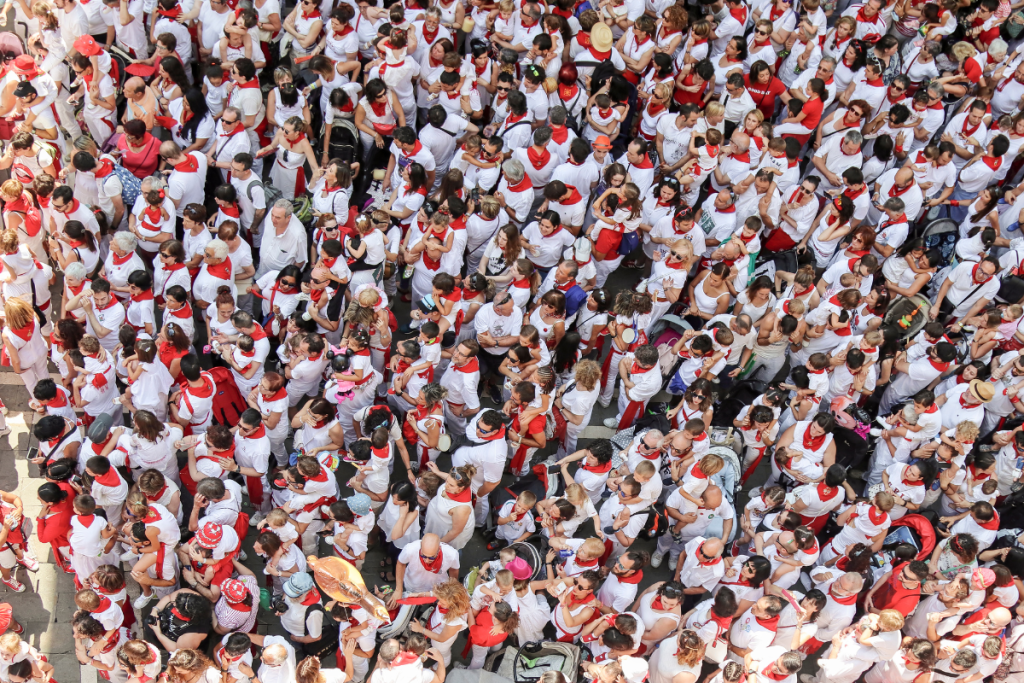 Hundreds of People