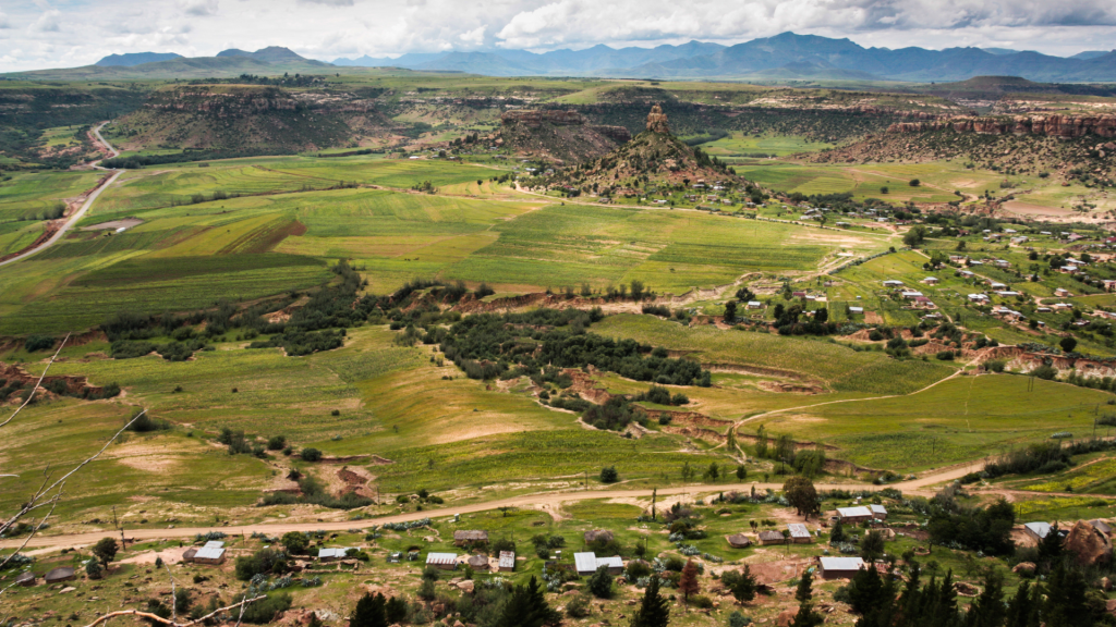 Village in the countryside